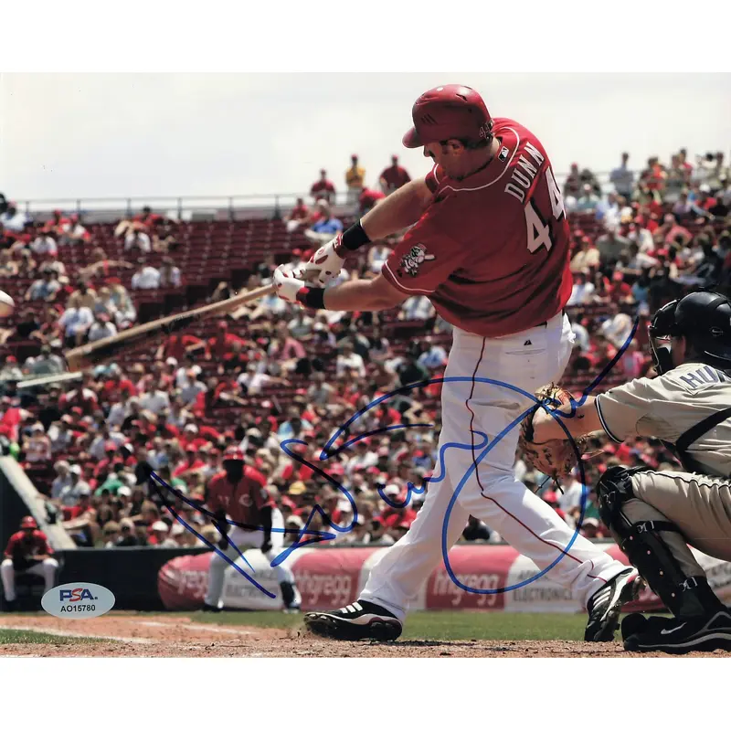ADAM DUNN signed 8x10 photo PSA/DNA Cincinnati Reds Autographed