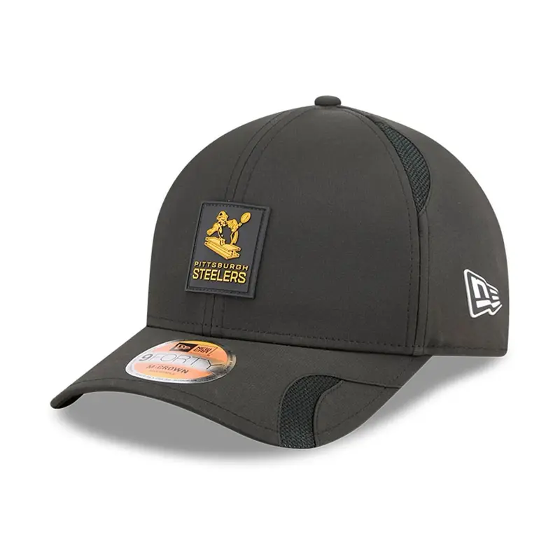 Pittsburgh Steelers NFL Sideline 2025 Black 9FORTY M-Crown Adjustable Cap
