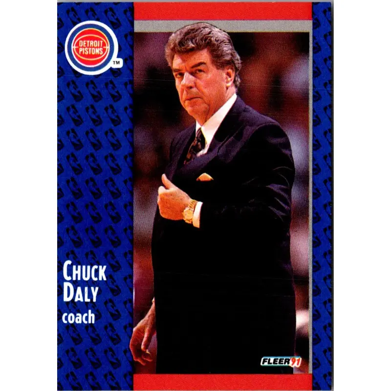 1991 Fleer Chuck Daly #58