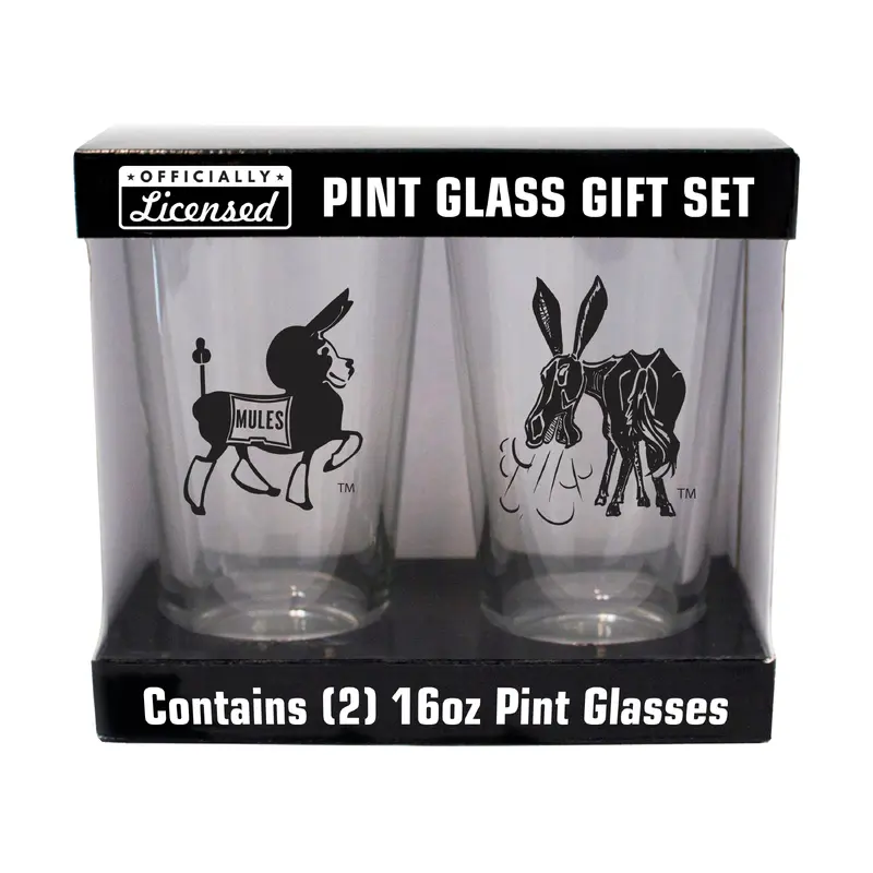 Central Missouri 16oz Mule Pint Glass 2 Pack