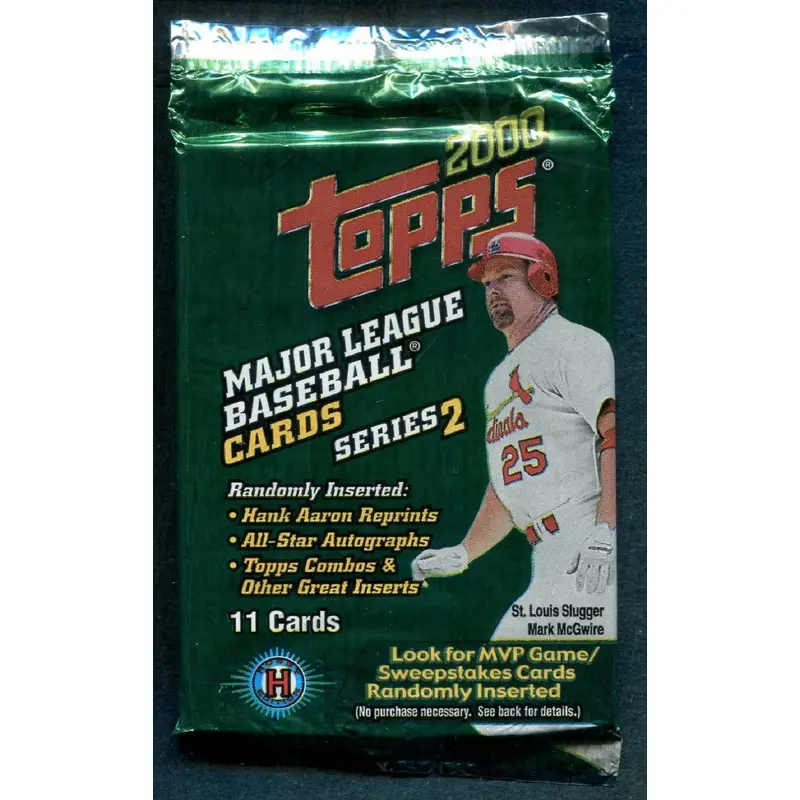 2000 Topps Baseball Unopened Series 2 Pack (Hobby) (11)