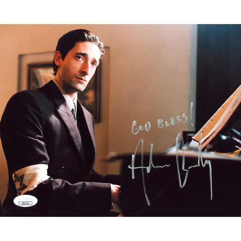 Adrien Brody The Pianist "God Bless!" Authentic Signed 8x10 Photo JSA #CE01222