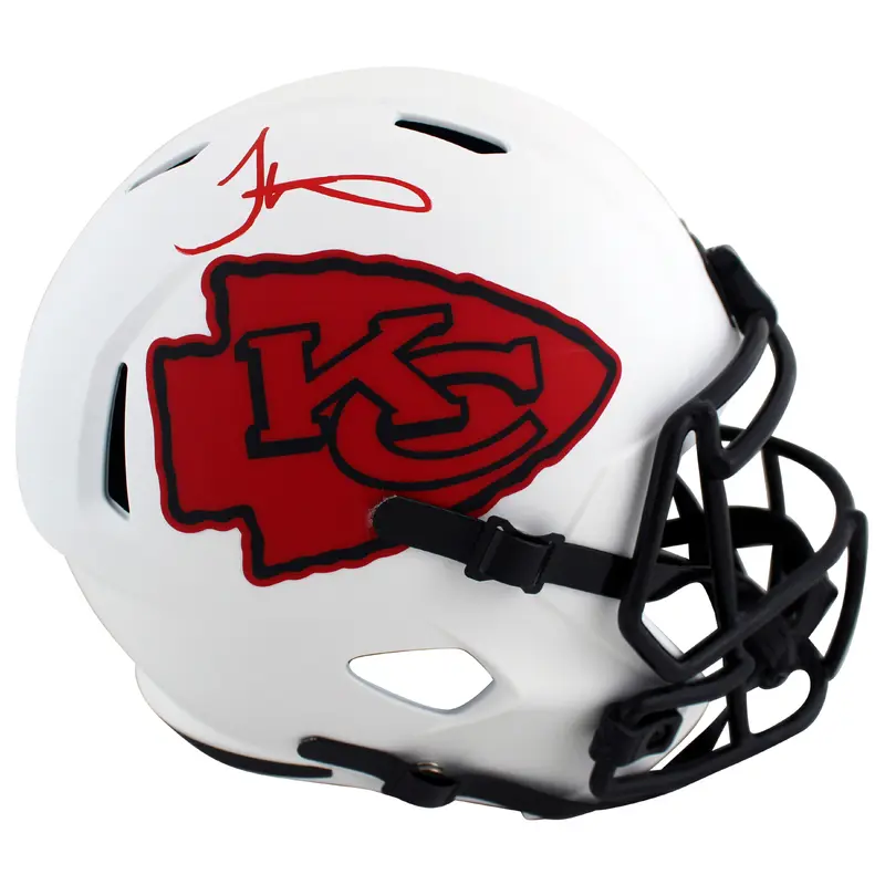 Chiefs Tyreek Hill Authentic Signed Lunar Full Size Speed Rep Helmet BAS Witness