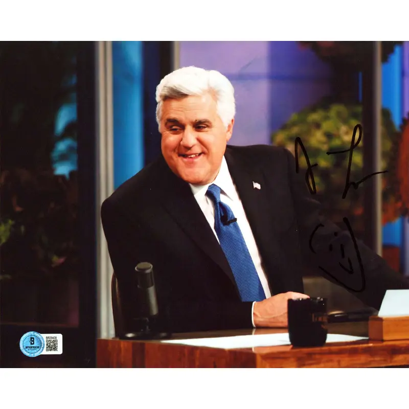 Jay Leno The Tonight Show Authentic Signed 8x10 Horizontal Photo BAS #BR29439