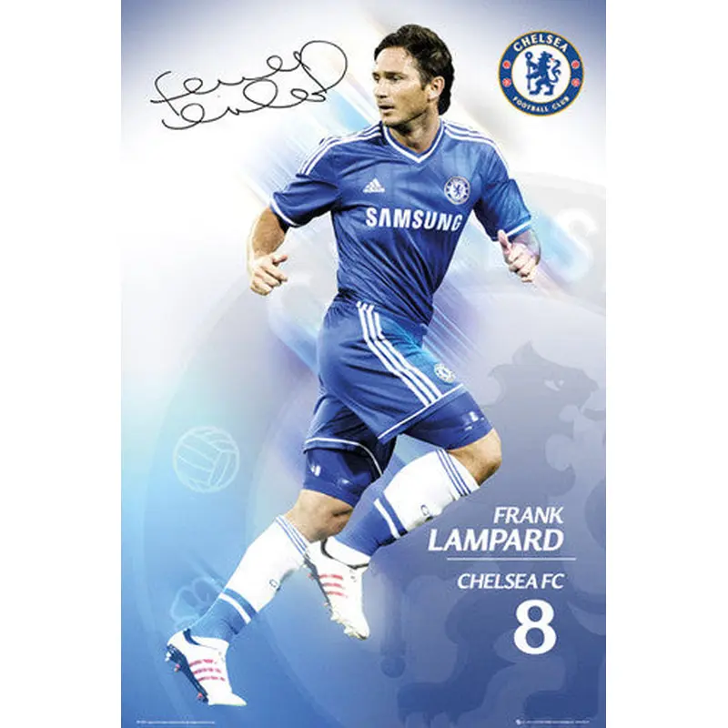 Frank Lampard "Signature" Chelsea FC Official Action Poster - GB Eye (UK)