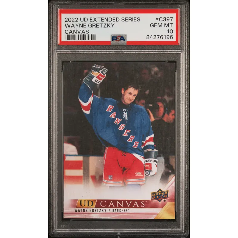 Wayne Gretzky 2022 Upper Deck Canvas #C397 PSA 10 Gem Mint