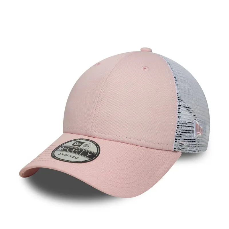 New Era Pink 9FORTY Trucker Adjustable Cap