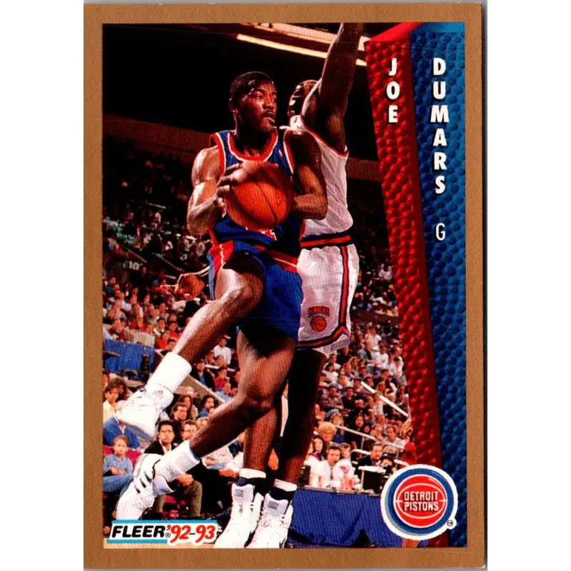 1992 Fleer Joe Dumars #63