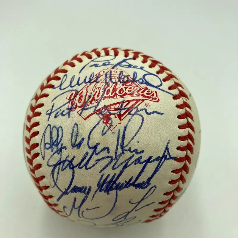 1992 Toronto Blue Jays World Series Champs Team Signed W.S. Baseball JSA COA