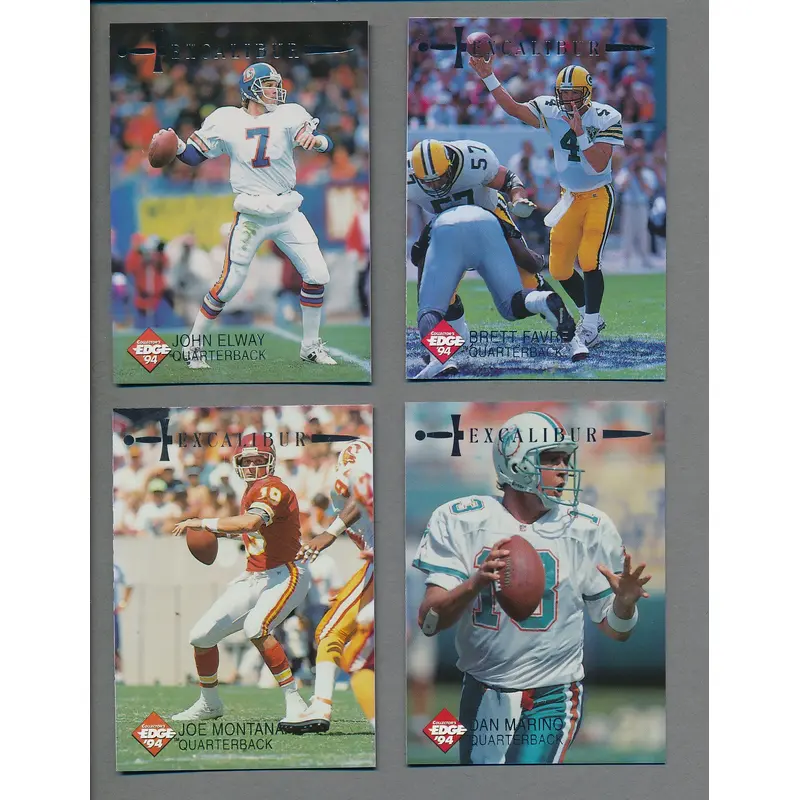 1994 Collector's Edge Excalibur Football Complete Set (75) NM/MT MT