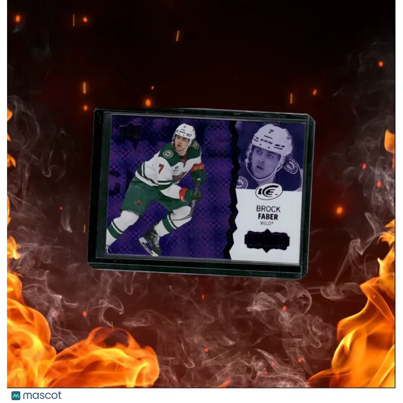 2023-24 Upper Deck Ice Brock Faber Purple Rookie #144