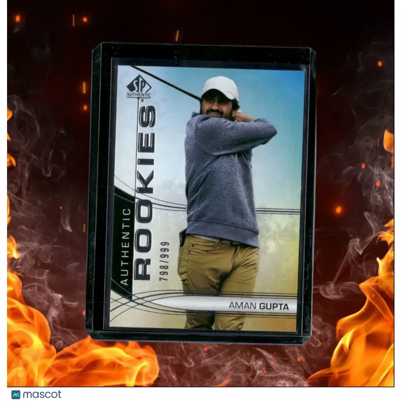 2024 Upper Deck Portfolio Aman Gupta SP Authentic (A) Rookie 798/999 #ARS-AG