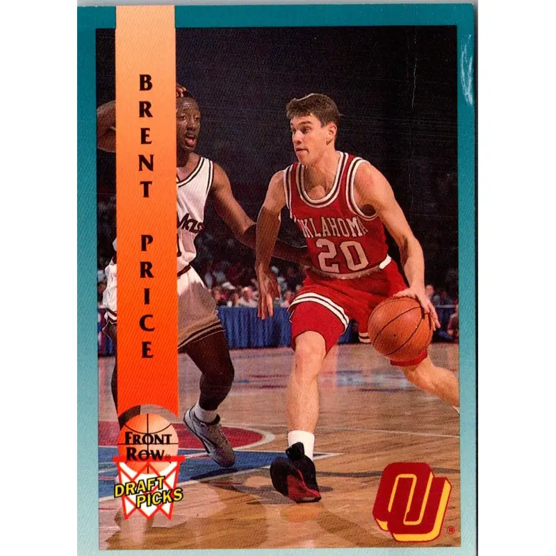 1992 Front Row Draft Picks Gold Brent Price #52