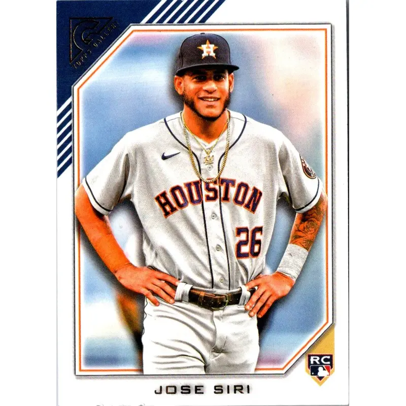 2022 Topps Gallery Jose Siri #88 Rookie