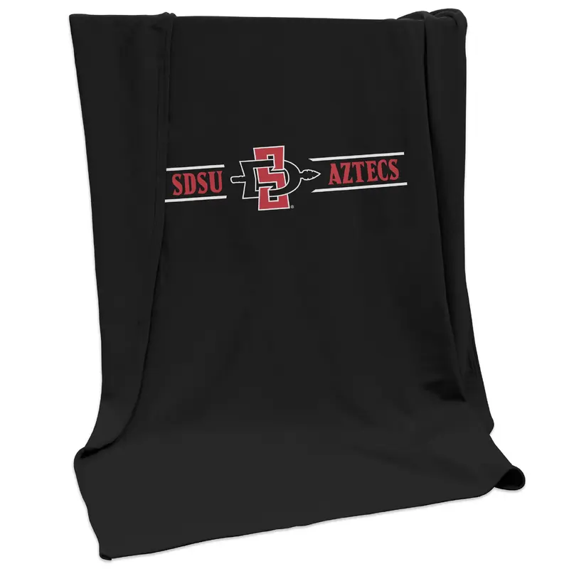 San Diego State Campus Colors Sweatshirt Blanket (Screened)