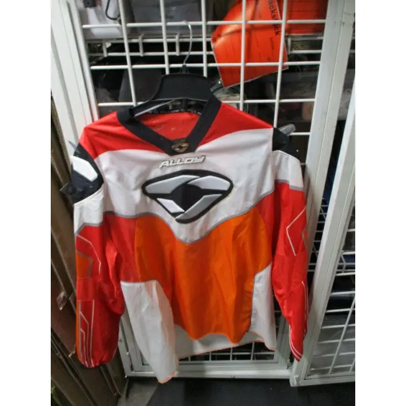 Used Alloy Motorcross Jersey Size Adult - peeling decals