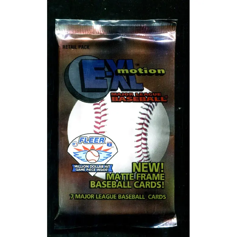 1996 Fleer E-XL Baseball Unopened Pack (Retail)