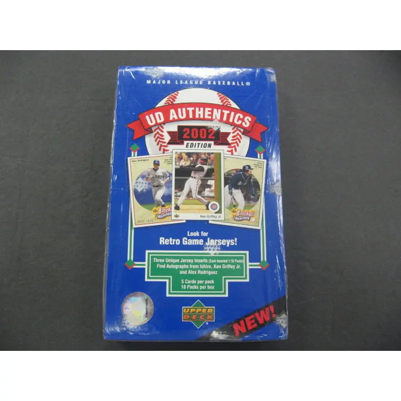 2002 Upper Deck Authentics Baseball Box (Hobby)