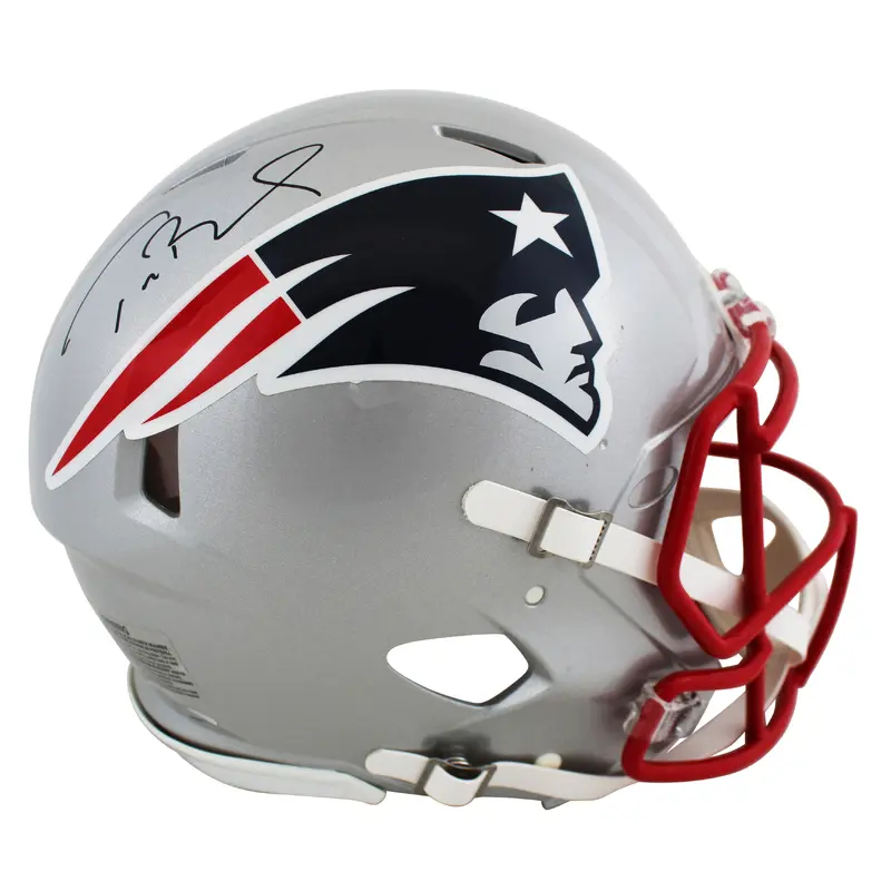 Patriots Tom Brady Authentic Signed Full Size Speed Proline Helmet Tri Star