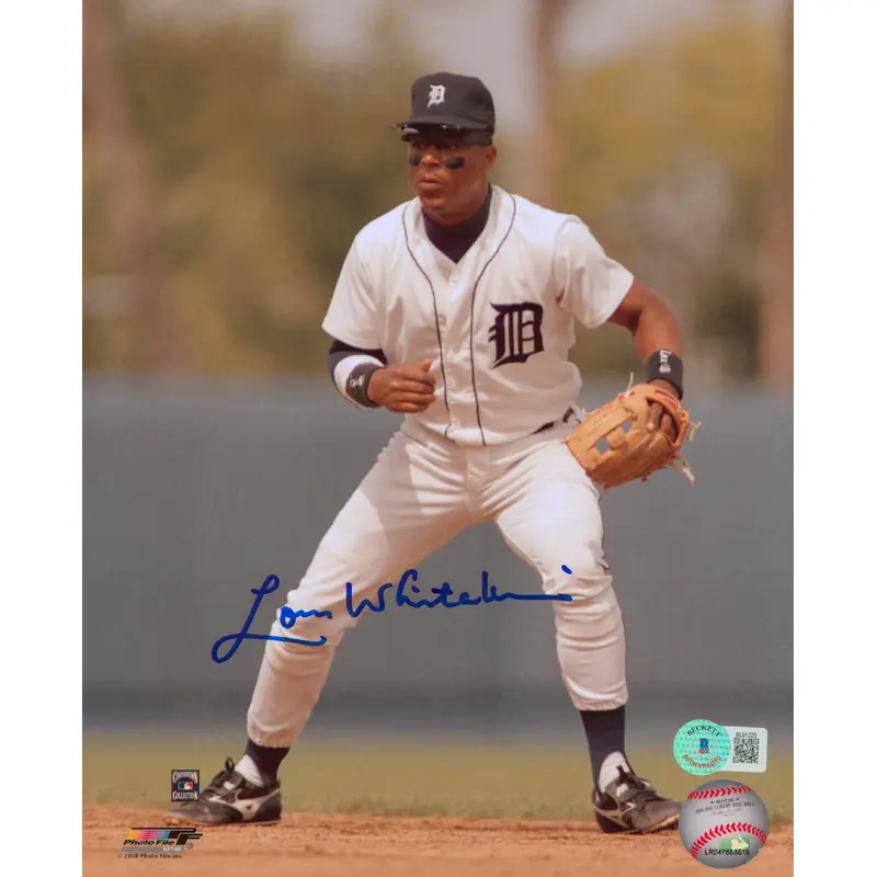 Tigers Lou Whitaker Authentic Signed 8x10 Photo Autographed BAS #BL91220