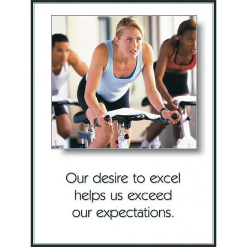 Spin Class "Desire" Motivational Gym Poster - Fitnus Corp.