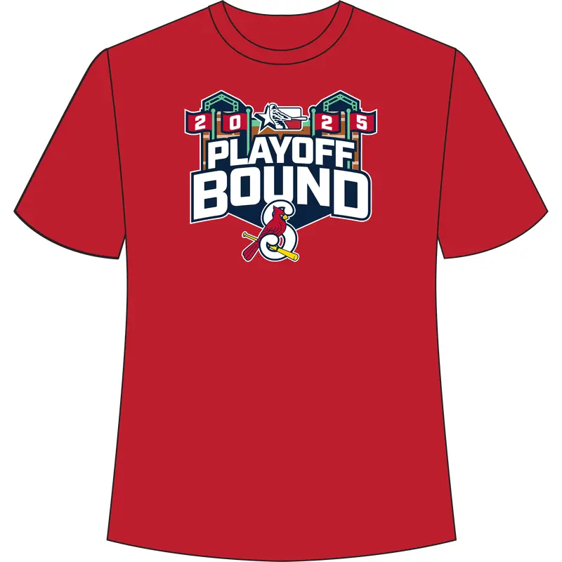 Springfield Cardinals 2025 Texas League Playoff Official Shirt
