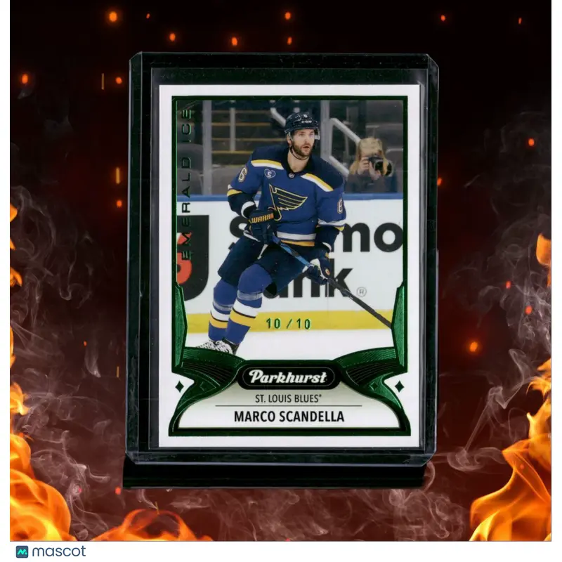 2021-22 Upper Deck Parkhurst Marco Scandella Emerald Ice 10/10 #147