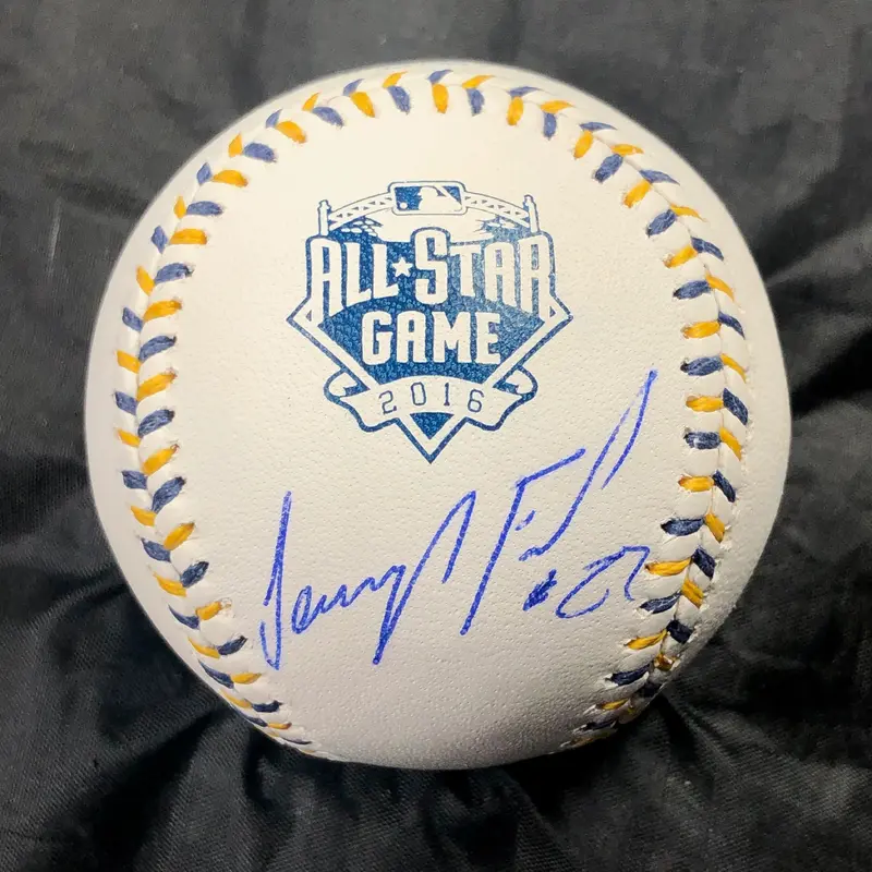 Jeurys Familia signed 2016 All Star Game baseball Fanatics New York Mets autographed