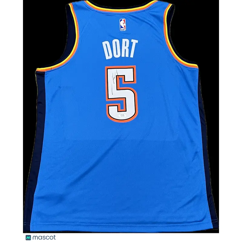 Luguentz Dort Signed Jersey PSA Oklahoma City Thunder Autographed