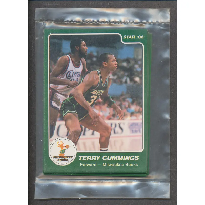 1985/86 Star Basketball Bucks Complete Set (Sealed)