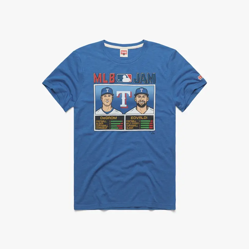 MLB Jam Rangers DeGrom And Eovaldi