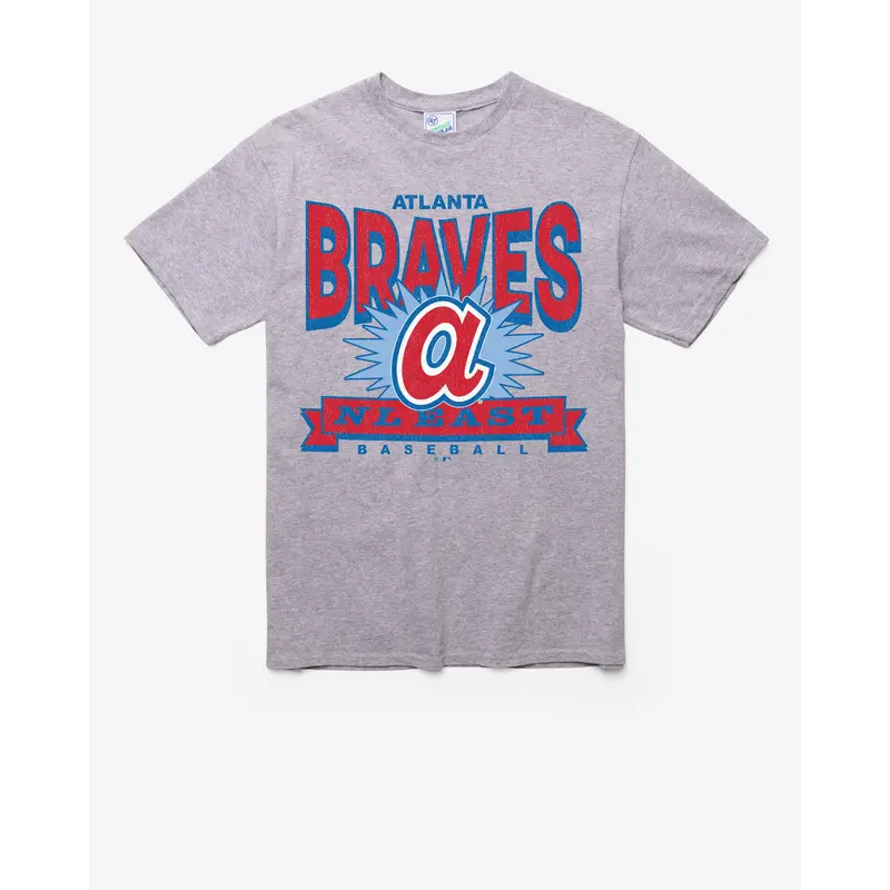 ATLANTA BRAVES COOPERSTOWN TWELVE SIX VINTAGE '47 TUBULAR TEE