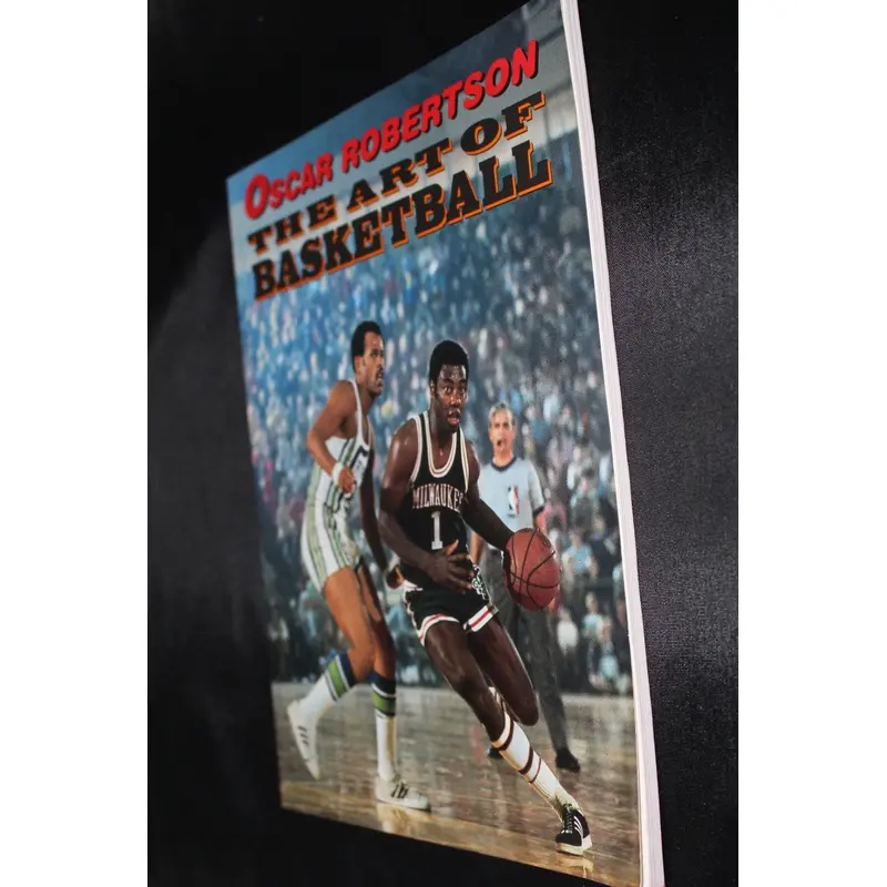 Oscar Robertson Autographed Book The Art of Basketball Oversized Paperback