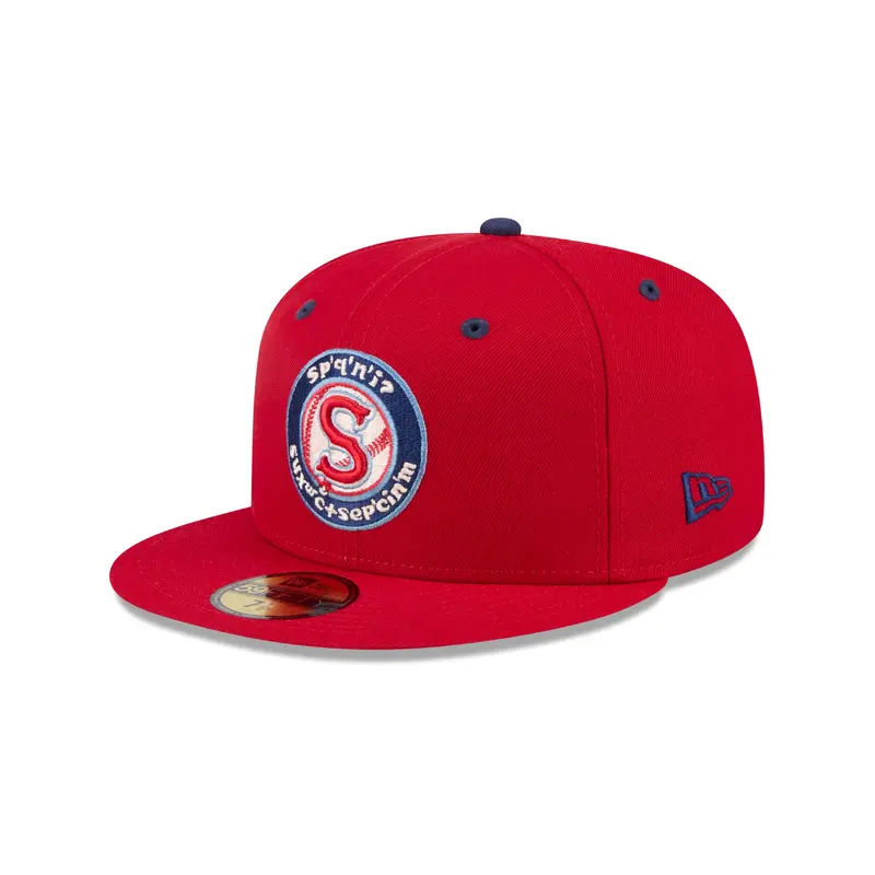 New Era - 59fifty Fitted - MiLB - AC Perf - Spokane Indians - ALTERNATE - Scarlet