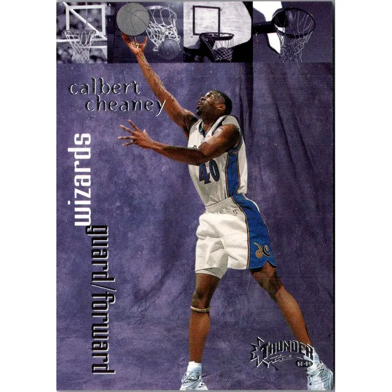 1998 SkyBox Thunder Calbert Cheaney #68