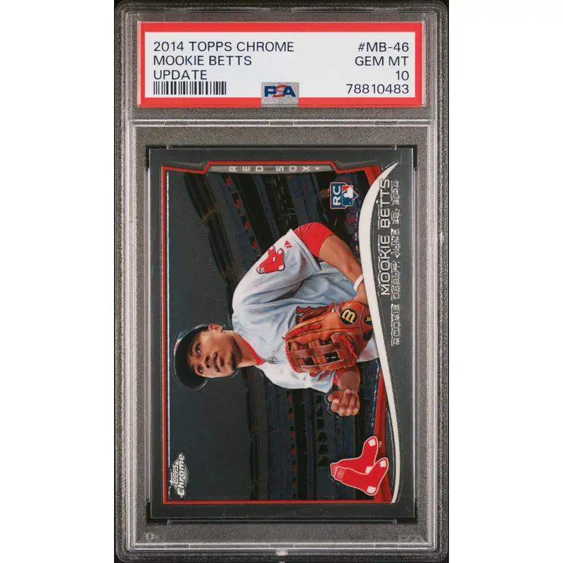 Mookie Betts 2014 Topps Chrome Update #MB-46 PSA 10 Gem Mint