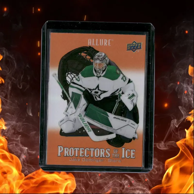 2024-25 Upper Deck Allure Jake Oettinger Protectors of the Ice Orange #PI-6