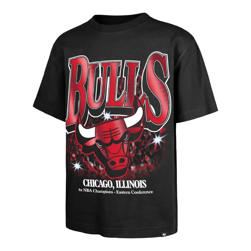 CHICAGO BULLS CHAMPIONS FLASHBULB '47 FOUNDATION TEE