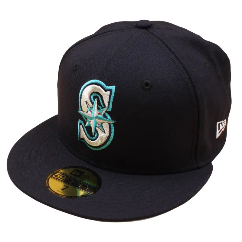 New Era - 59FIFTY Fitted Cap - Seattle Mariners - Navy Wool/Grey UV