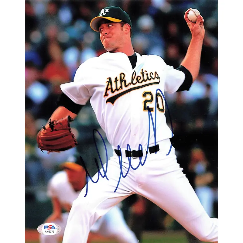 Mark Mulder signed 8x10 photo PSA/DNA Oakland Athletics Autographed