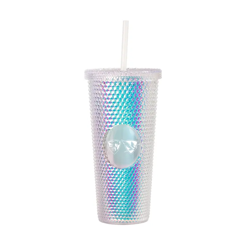 Hobart and William Smith Colleges 24oz Iridescent Studded Tumbler