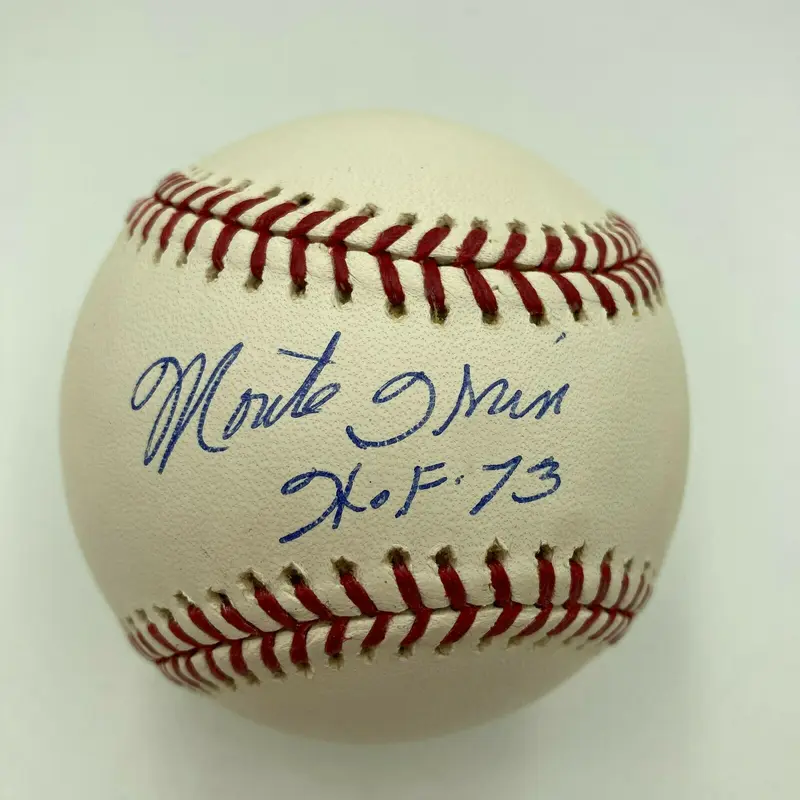 Monte Irvin Hall Of Fame 1973 Signed Autographed Baseball With JSA COA
