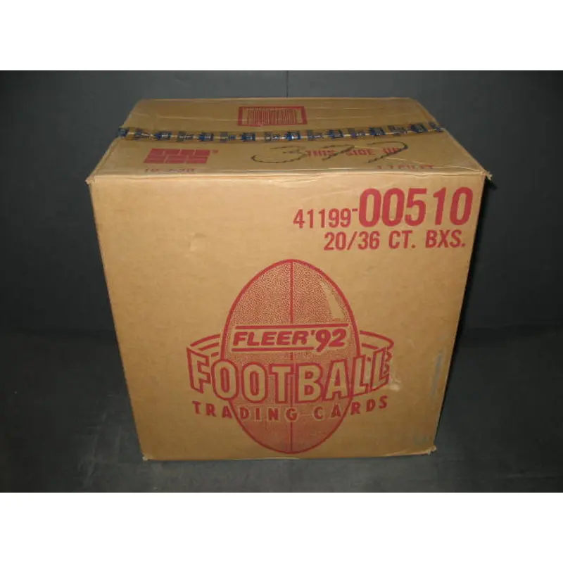 1992 Fleer Football Case (20 Box) (00510)