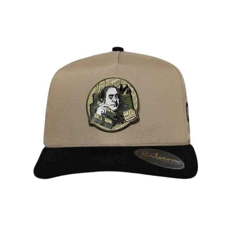 CONTTI HATS BEIGE SNAPBACK DINERO LLAMA DINERO DINERO BEIGE