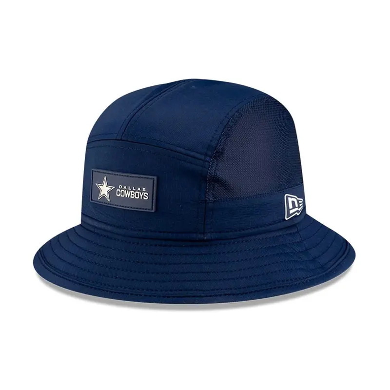 Dallas Cowboys NFL Sideline 2025 Dark Blue Stretch Bucket Hat