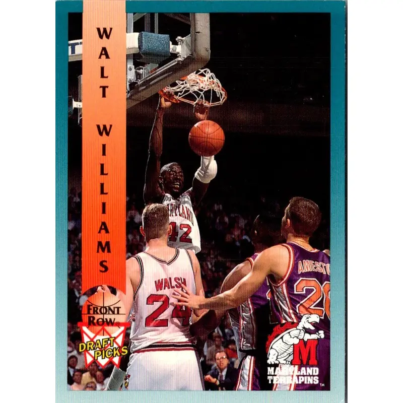 1992 Front Row Draft Picks Gold Walt Williams #96