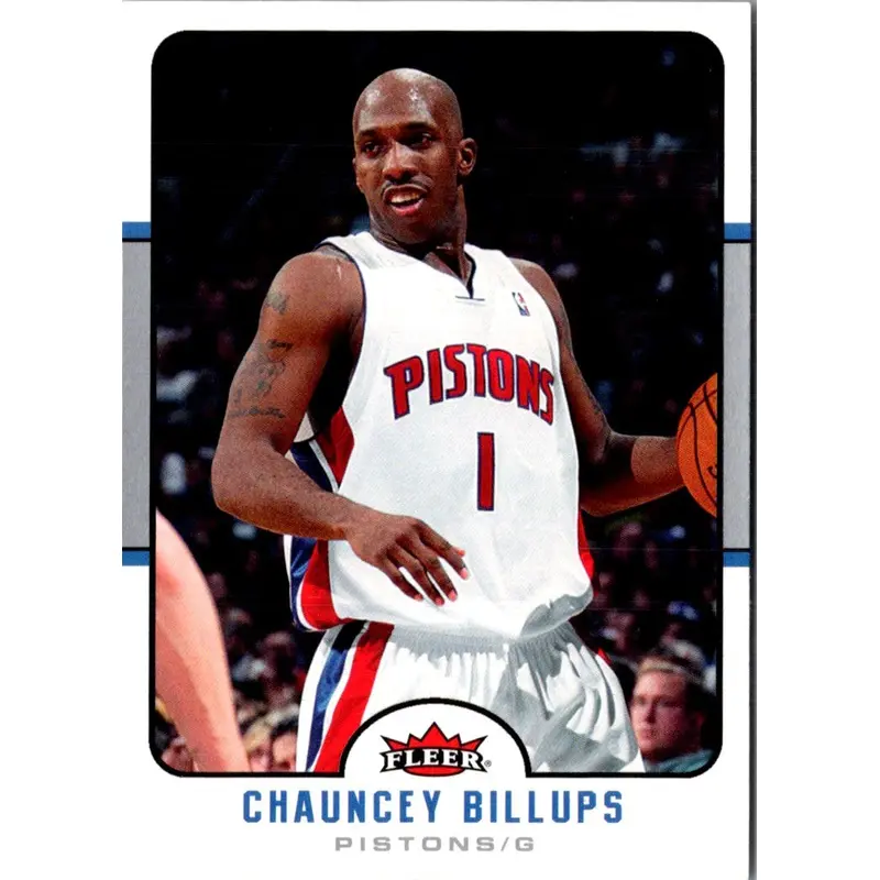 2006 Fleer Chauncey Billups #49