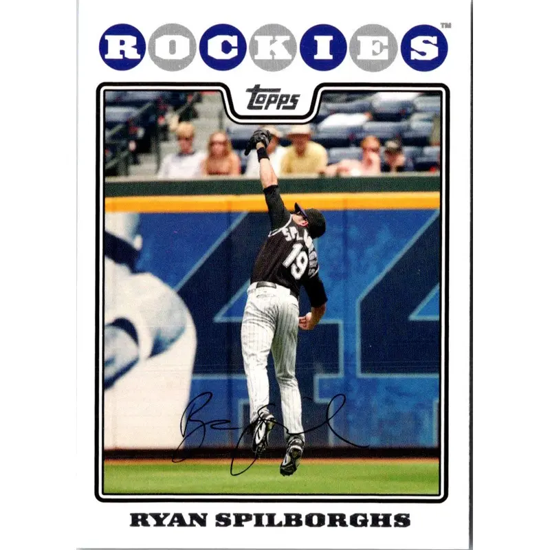 2008 Topps Gold Foil Ryan Spilborghs #607