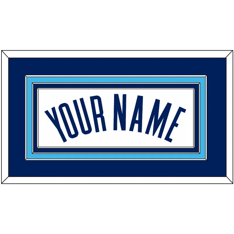Villanova Basketball Name - Home White (2005-2007) - Triple Mat 2