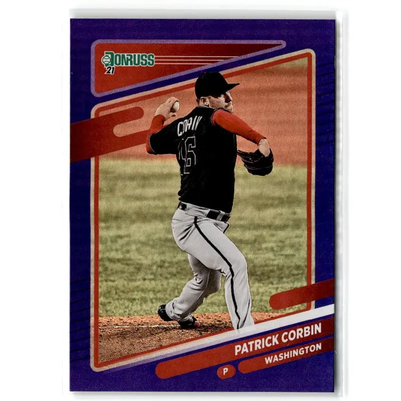 2021 Donruss Holo Blue Patrick Corbin #160